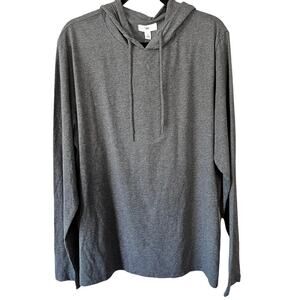 BP. Grey Men's Pullover Shirt Drawstring New Casual Long Sleeve Hoodie XL